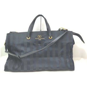 #07 💯Authentic VALENTINO GARAVANI Shoulder Bag Black Nylon